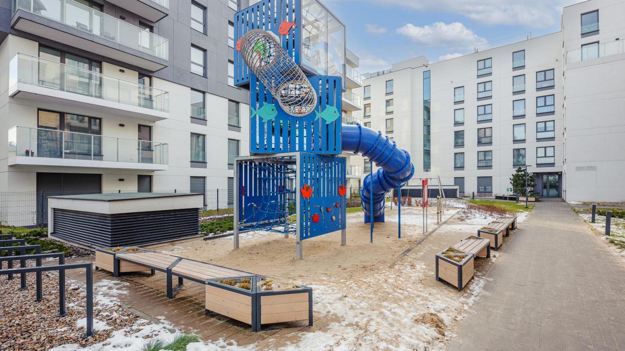 Apartamenty Sun & Snow Przystan Letnica Gdaňsk Exteriér fotografie