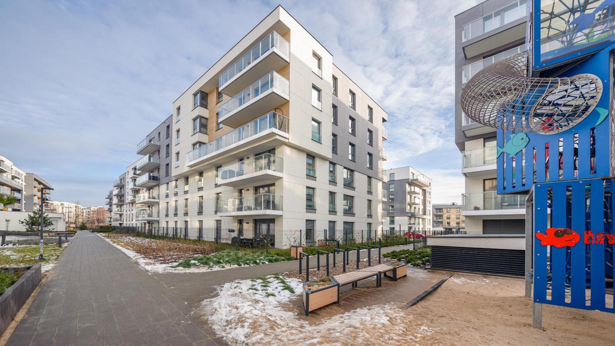 Apartamenty Sun & Snow Przystan Letnica Gdaňsk Exteriér fotografie