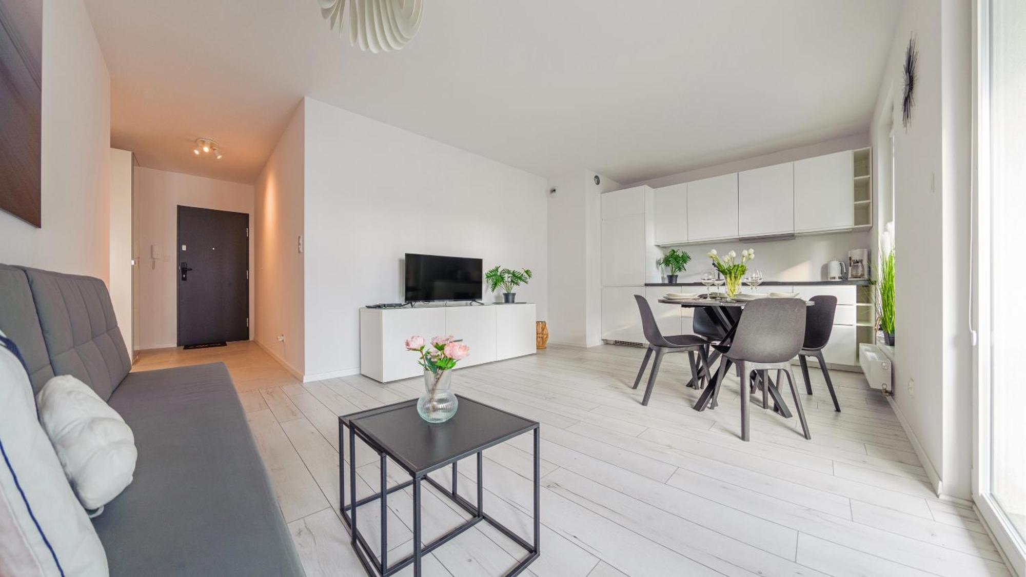 Apartamenty Sun & Snow Przystan Letnica Gdaňsk Exteriér fotografie